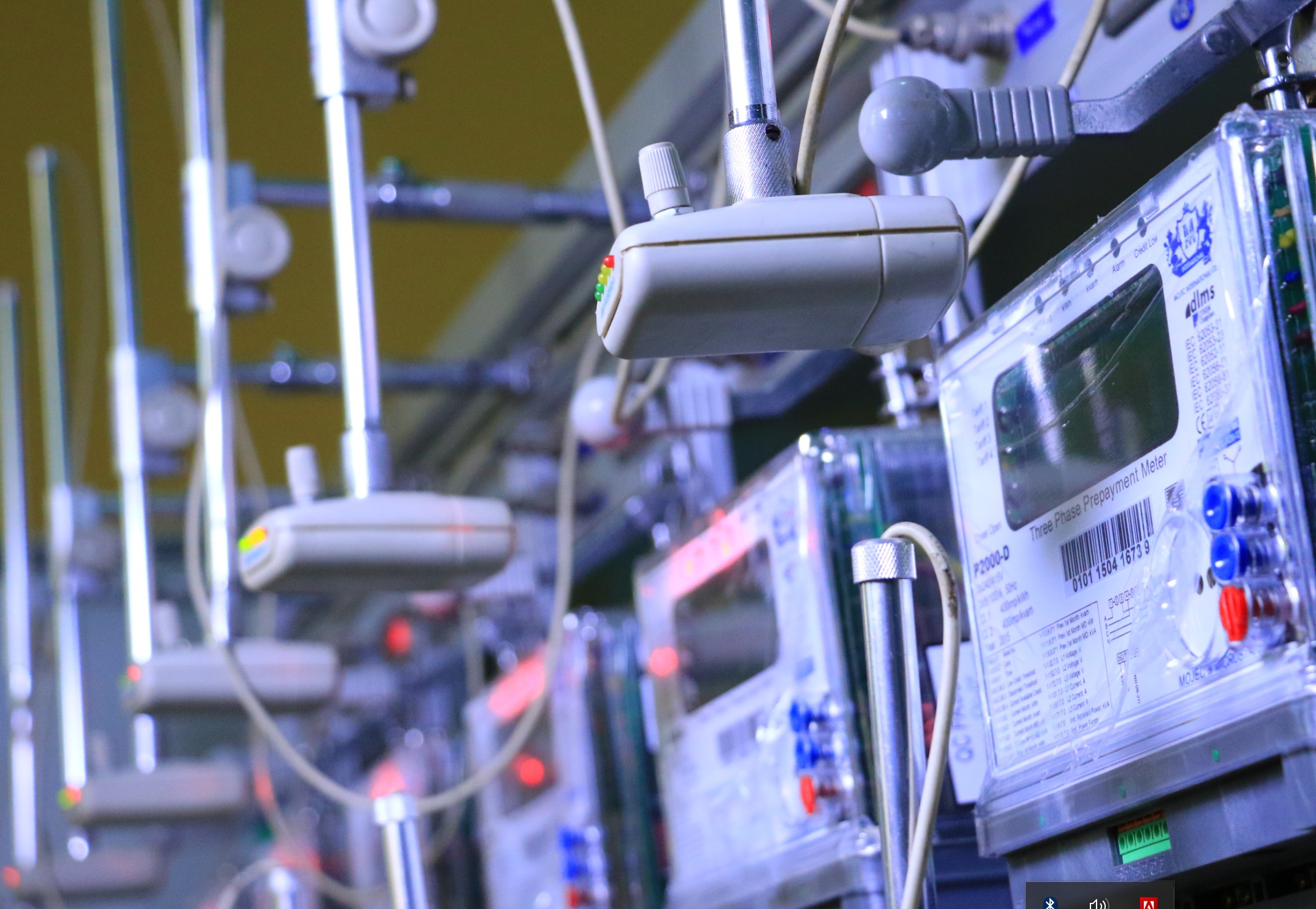 smart meter connected to National Grid Supply